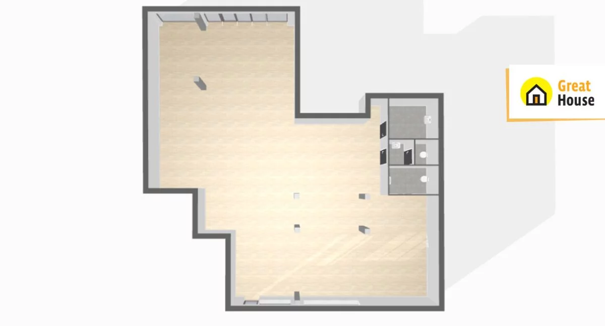 Lokal użytkowy 196,00 m², oferta nr , GH235932, Kielce