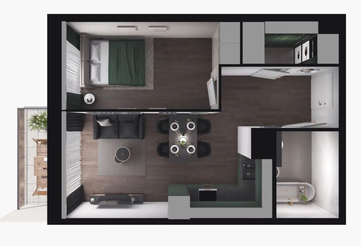 2 pokoje, mieszkanie 40,65 m², piętro 2, oferta nr , GH779716, Warszawa, Białołęka, Białołęka, Ostródzka