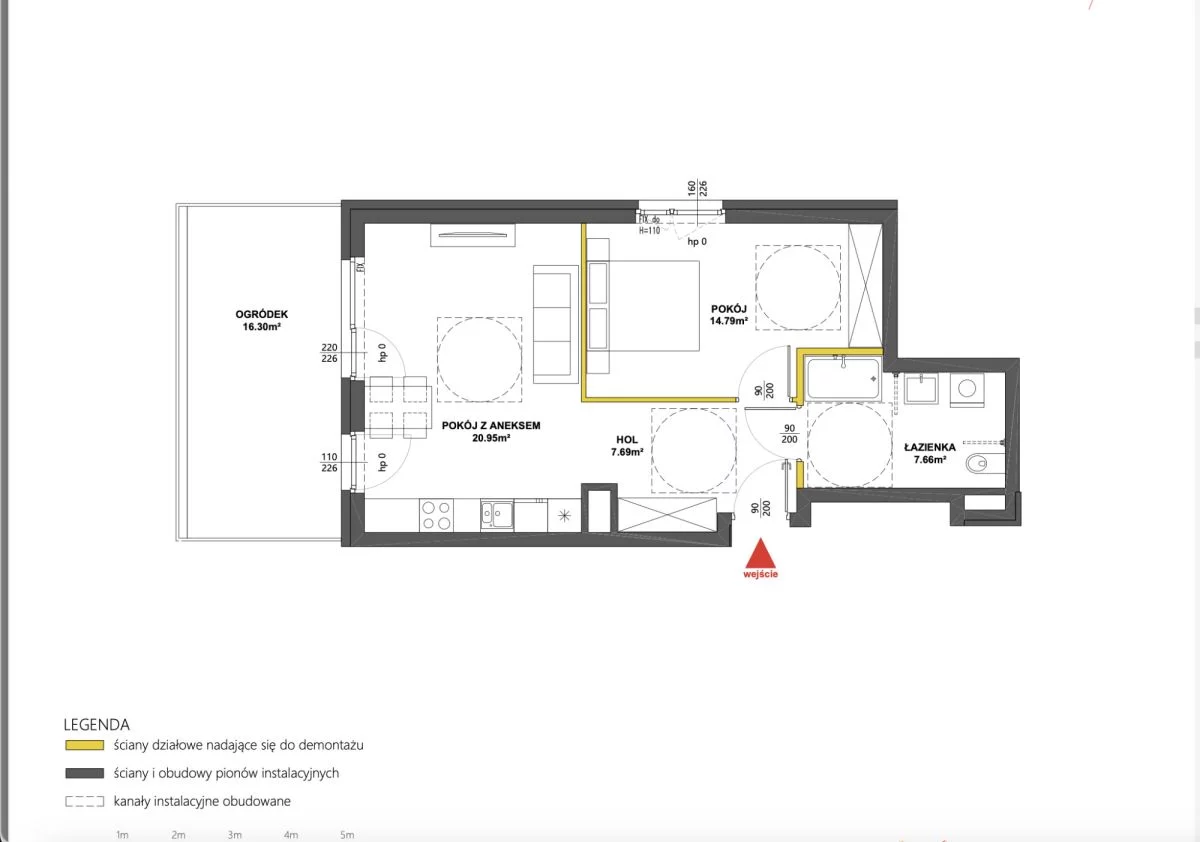 2 pokoje, mieszkanie 52,42 m², parter, oferta nr , GH412211, Warszawa, Praga Południe, Praga Południe