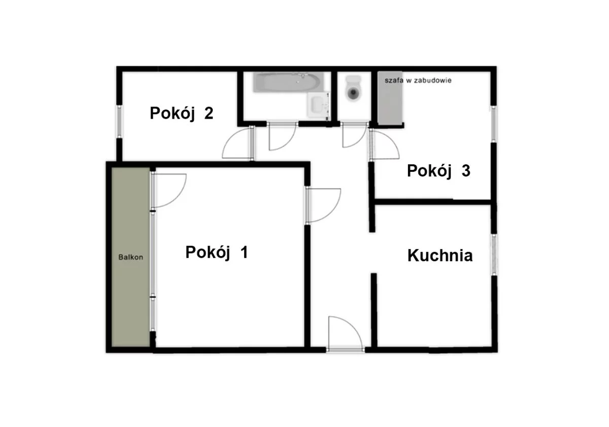 3 pokoje, mieszkanie 71,89 m², piętro 2, oferta nr , GH292121, Konstancin-Jeziorna, Anny Walentynowicz