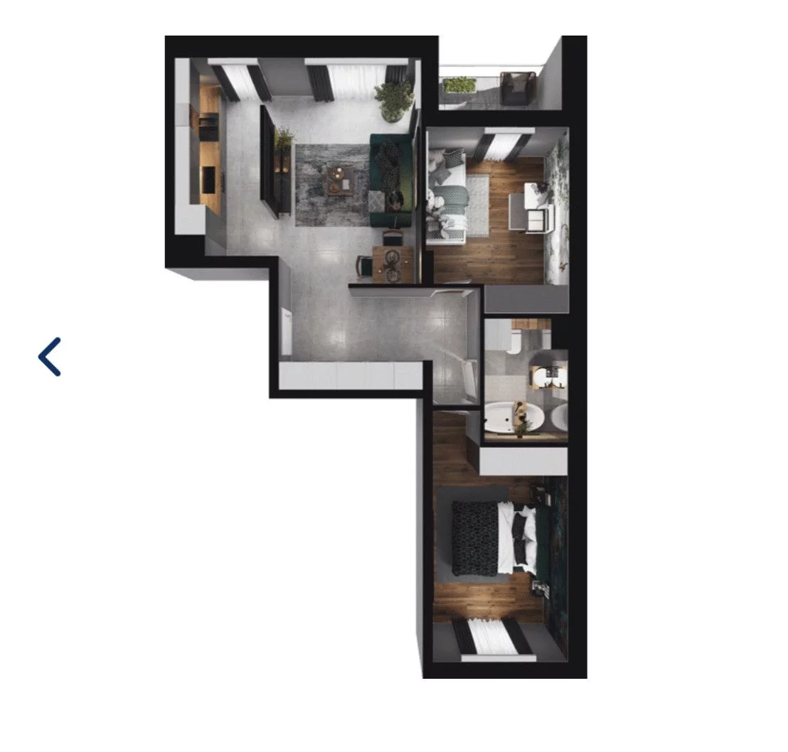 3 pokoje, mieszkanie 63,14 m², piętro 1, oferta nr , GH178073, Warszawa, Kaloryczna