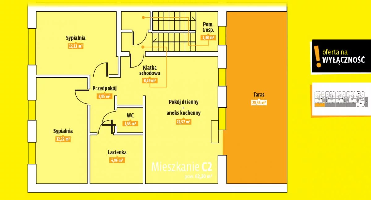 3 pokoje, mieszkanie 108,00 m², piętro 1, oferta nr , GH856676, Kielce, Księdza Piotra Ściegiennego