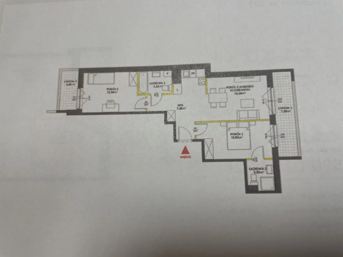 3 pokoje, mieszkanie 61,40 m², piętro 1, oferta nr , GH913313, Warszawa, Białołęka, Białołęka, Marywilska