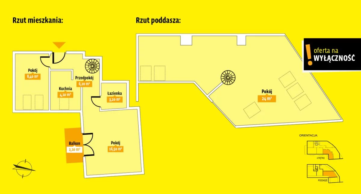 3 pokoje, mieszkanie 62,40 m², piętro 4, oferta nr , GH445457, Kielce, Starodomaszowska