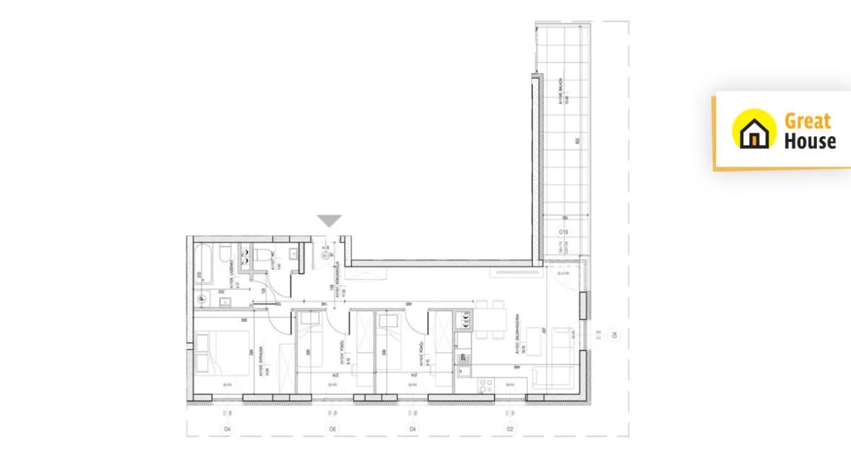 Mieszkanie na sprzedaż, 64,00 m², 3 pokoje, 1 piętro, oferta nr GH346797