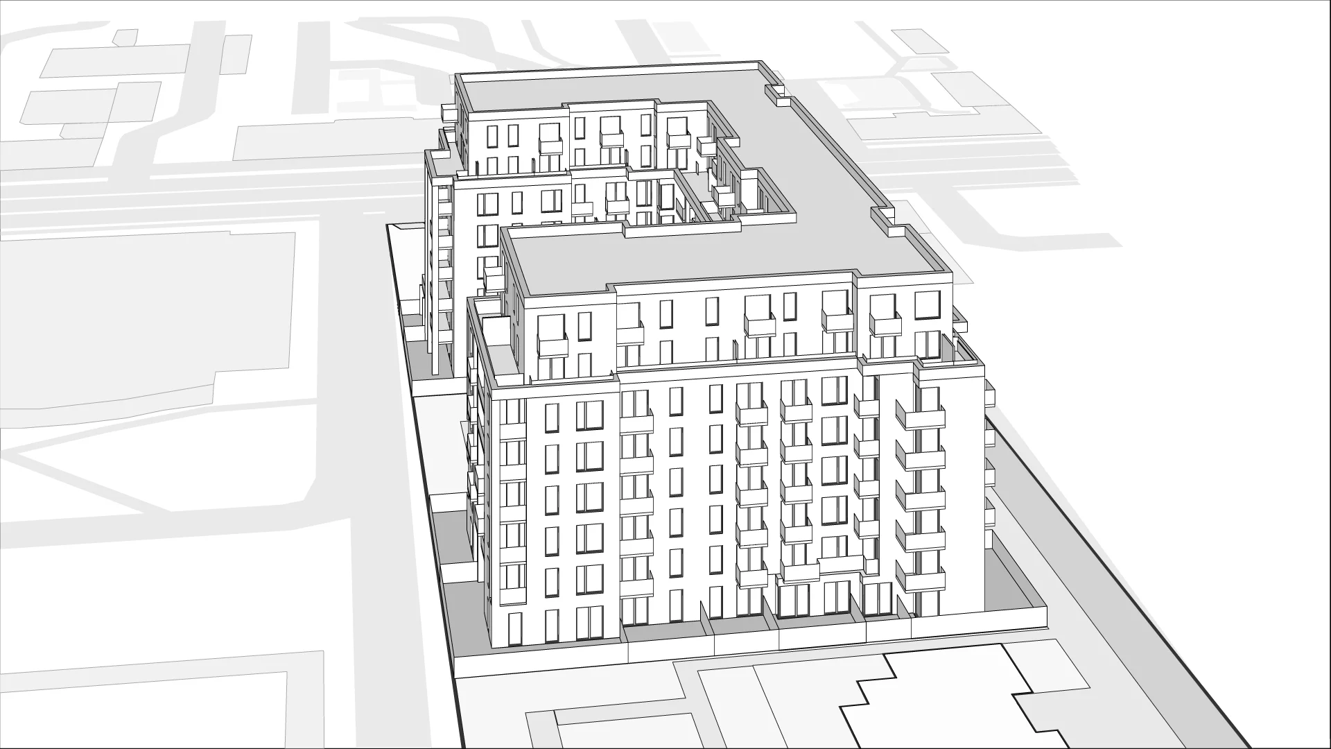 Wirtualna makieta 3D apartamentu 71.22 m², 12