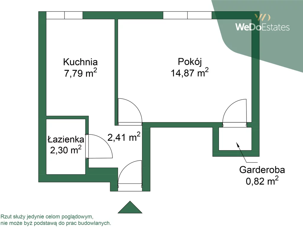 1 pokój, mieszkanie 28,19 m², piętro 1, oferta nr , 637/12532/OMS, Warszawa, Praga Południe, Praga Południe, Grochowska 234/240