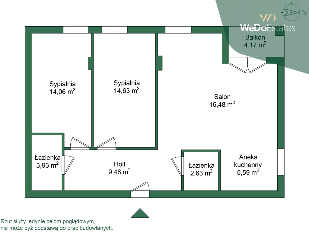 3 pokoje, apartament 76,80 m², piętro 1, oferta nr , 622/12532/OMS, Warszawa, Włochy, Włochy, Krańcowa