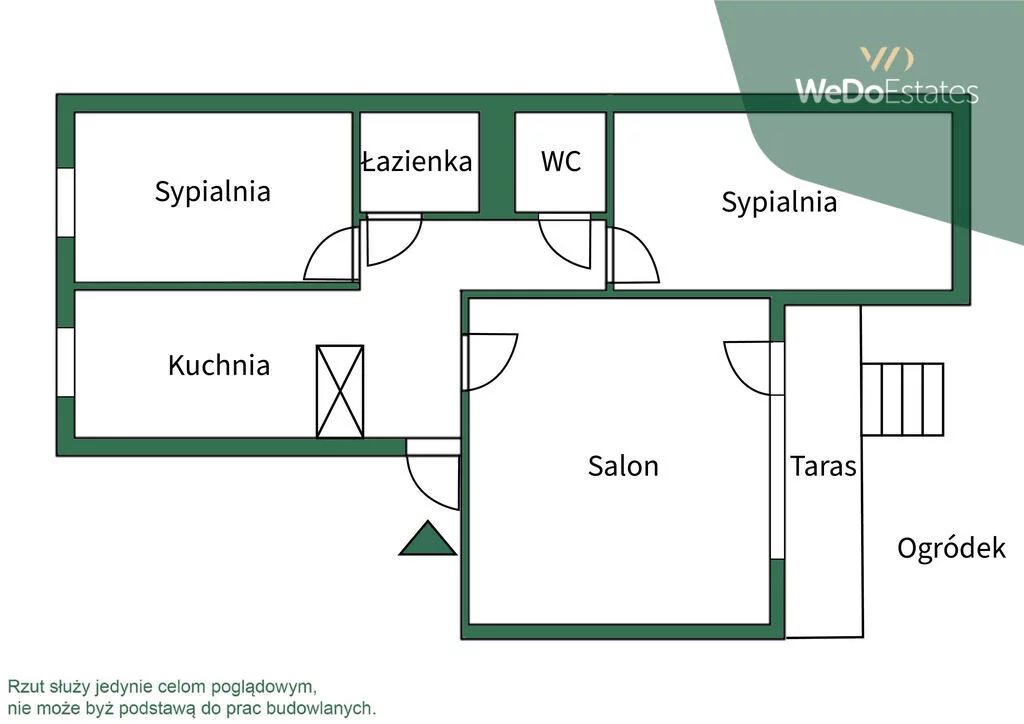 3 pokoje, mieszkanie 67,10 m², parter, oferta nr , 632/12532/OMS, Warszawa, Mokotów, Mokotów, Zygmunta Modzelewskiego