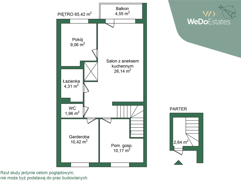 4 pokoje, mieszkanie 68,06 m², piętro 1, oferta nr , 647/12532/OMS, Kobyłka, Kmicica