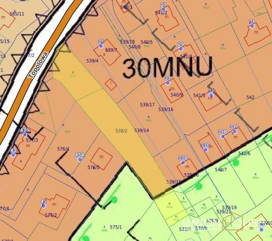 Działka 2 200,00 m², oferta nr , 35/12320/OGS, Rząska, Topolowa