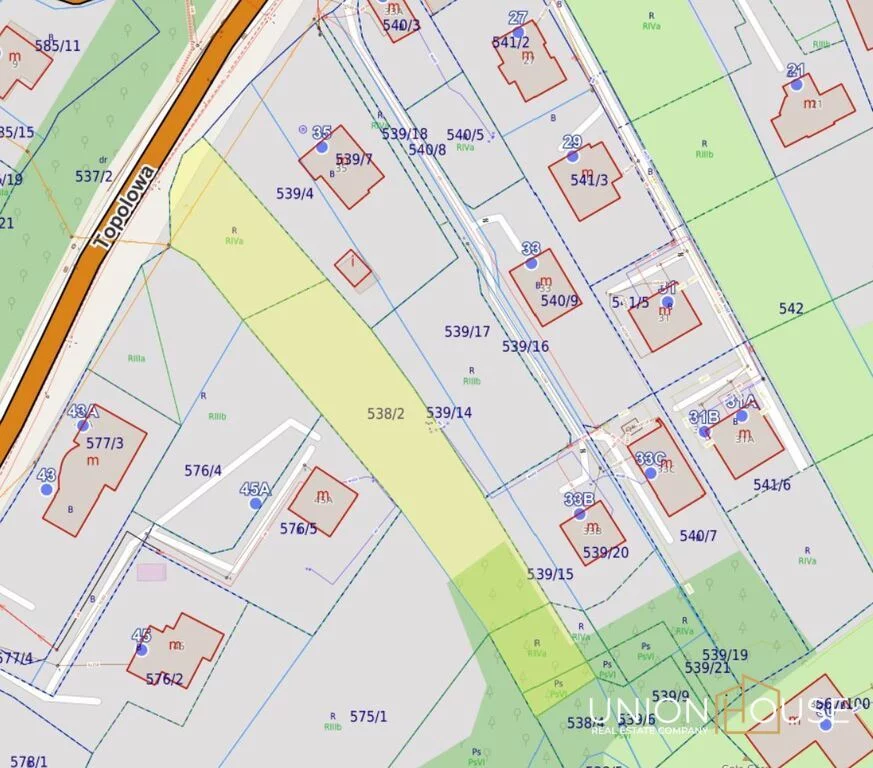 Działka 2 200,00 m², oferta nr , 35/12320/OGS, Rząska, Topolowa