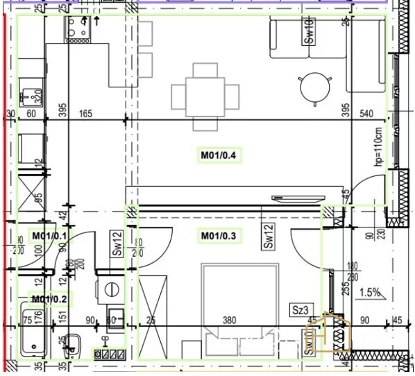 2 pokoje, mieszkanie 47,78 m², parter, oferta nr , 174/12320/OMS, Wieliczka, Wygoda