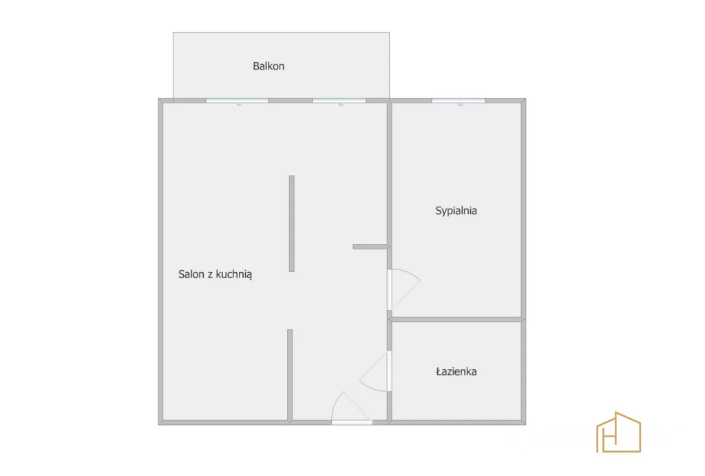 2 pokoje, mieszkanie 42,70 m², piętro 2, oferta nr , 443/12320/OMW, Kraków, Grzegórzki, Grzegórzecka