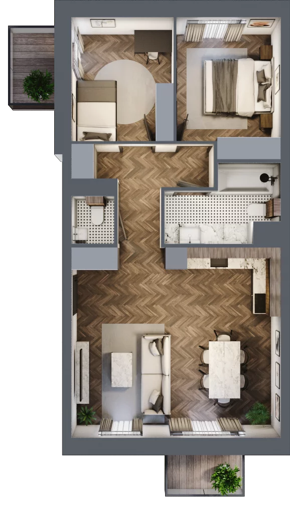 3 pokoje, mieszkanie 64,37 m², piętro 4, oferta nr D16, Kopernika 16, Oleśnica, ul. Mikołaja Kopernika 16
