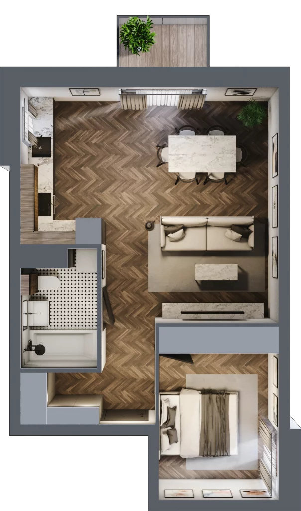 2 pokoje, mieszkanie 49,32 m², piętro 2, oferta nr E09, Kopernika 16, Oleśnica, ul. Mikołaja Kopernika 16