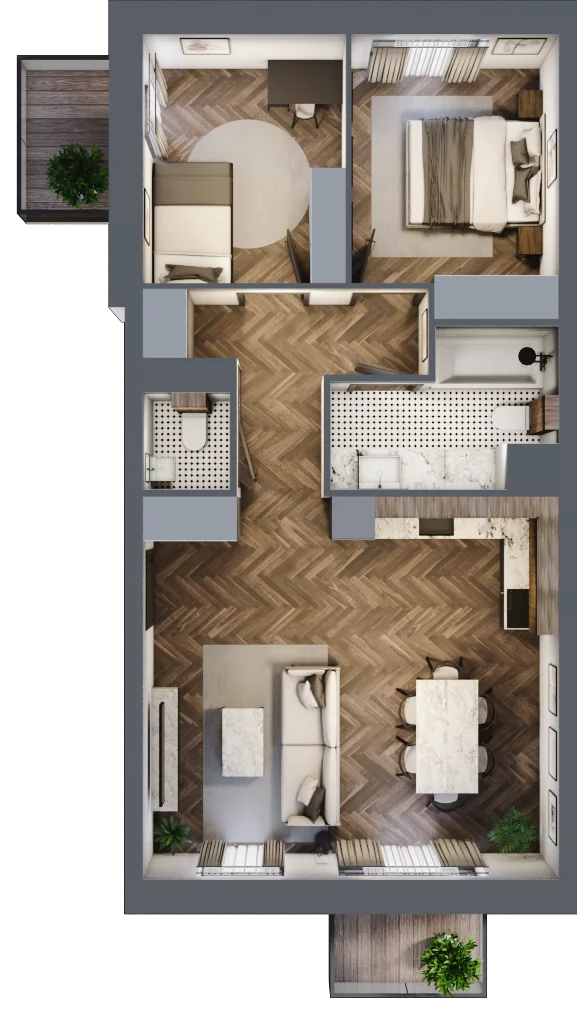 3 pokoje, mieszkanie 63,72 m², piętro 2, oferta nr D06, Kopernika 16, Oleśnica, ul. Mikołaja Kopernika 16