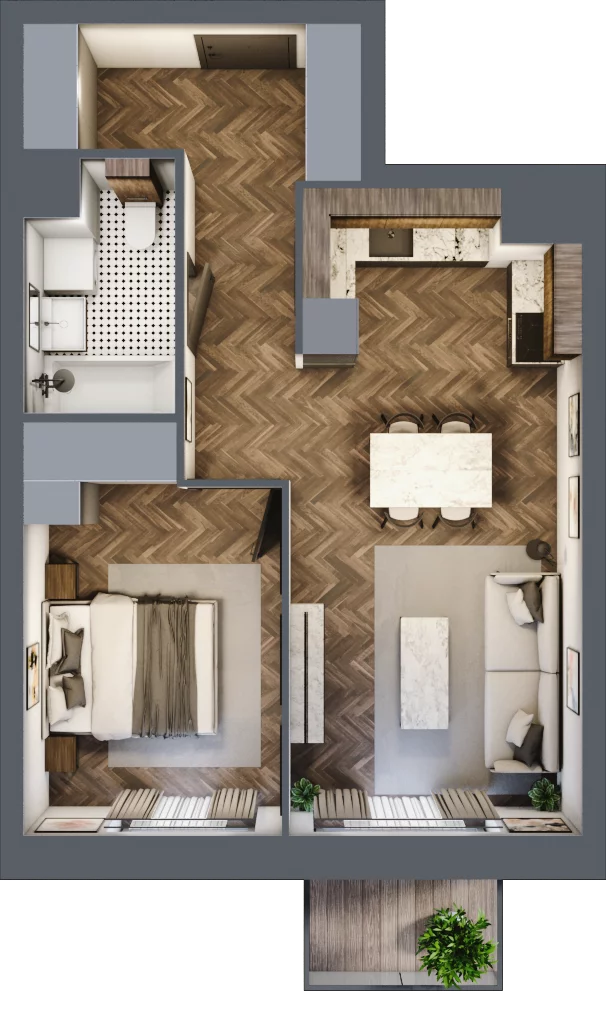 2 pokoje, mieszkanie 45,77 m², piętro 2, oferta nr F10, Kopernika 16, Oleśnica, ul. Mikołaja Kopernika 16