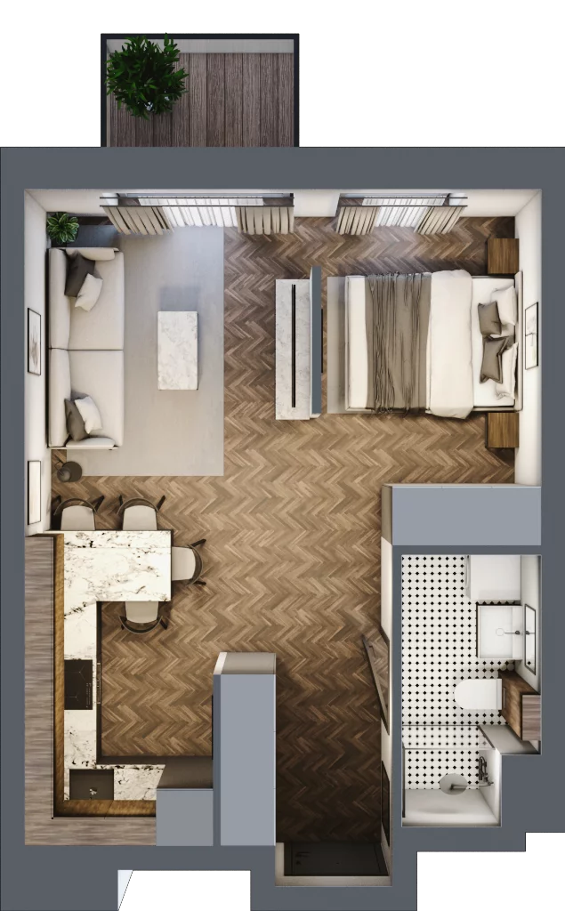 1 pokój, mieszkanie 36,15 m², piętro 2, oferta nr G13, Kopernika 16, Oleśnica, ul. Mikołaja Kopernika 16