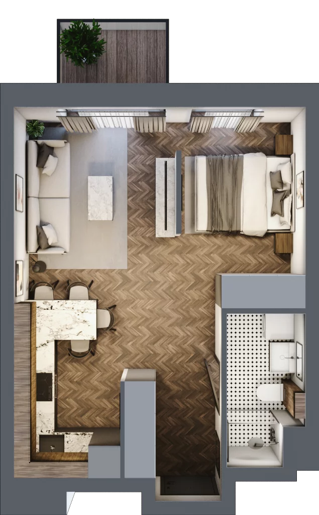 1 pokój, mieszkanie 36,15 m², piętro 4, oferta nr G23, Kopernika 16, Oleśnica, ul. Mikołaja Kopernika 16