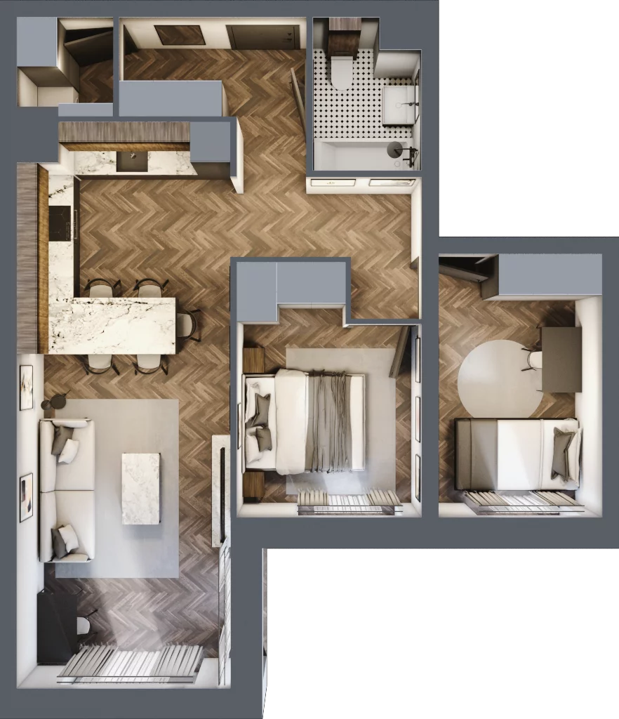3 pokoje, mieszkanie 60,55 m², piętro 2, oferta nr G10, Kopernika 16, Oleśnica, ul. Mikołaja Kopernika 16