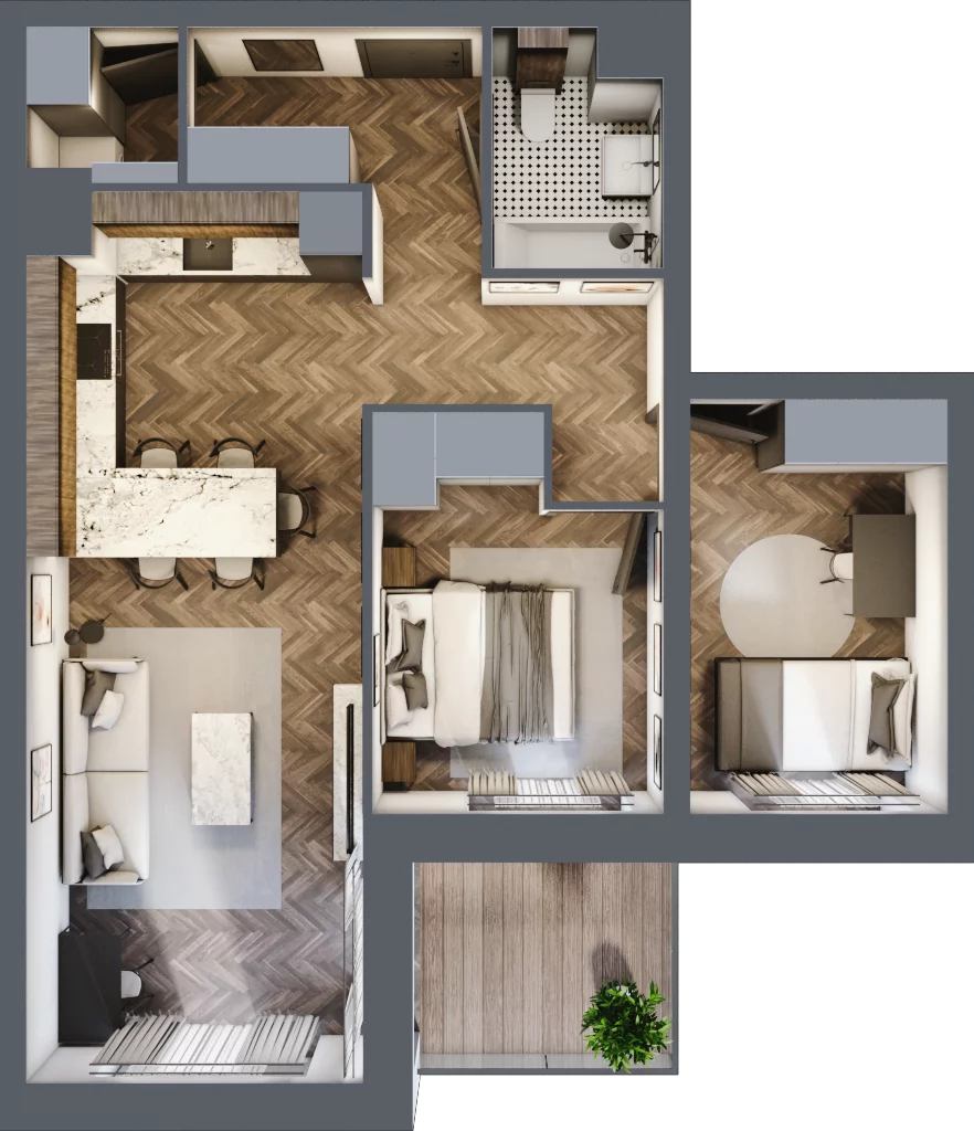 3 pokoje, mieszkanie 60,55 m², piętro 1, oferta nr G05, Kopernika 16, Oleśnica, ul. Mikołaja Kopernika 16
