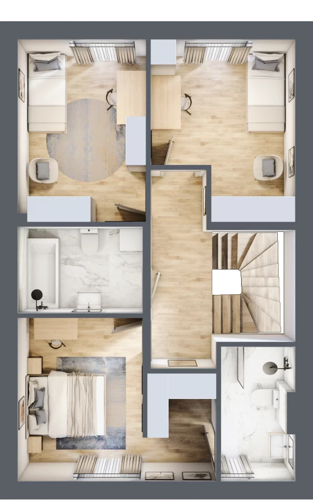 Dom 109,84 m², oferta nr 5_2, Dzielnica Hrabska - etap II, Falenty Nowe, ul. Droga Hrabska 5b