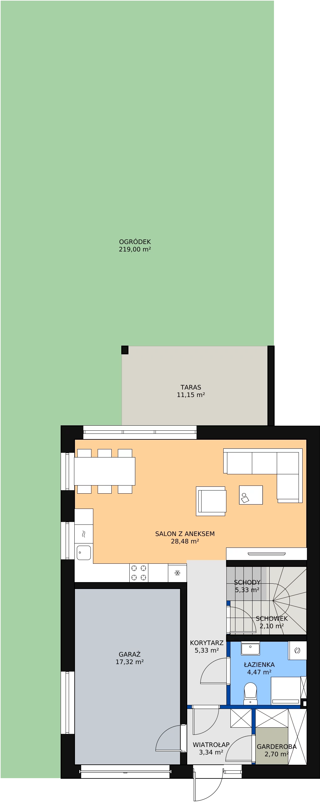 Zalety domu 129.96 m², 10.1