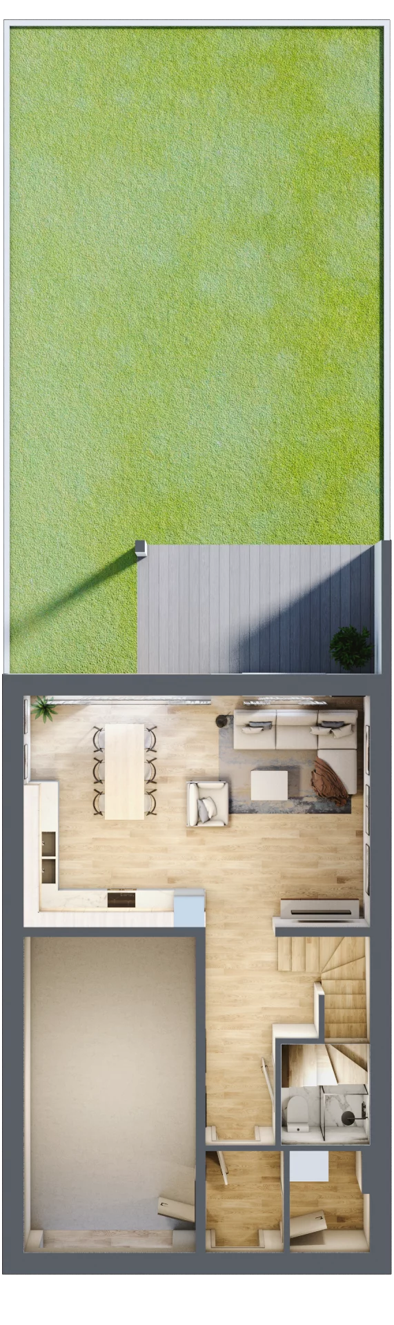 Dom 113,20 m², oferta nr 10.2, Dzielnica Hrabska - etap III, Falenty Nowe, ul. Droga Hrabska 4G