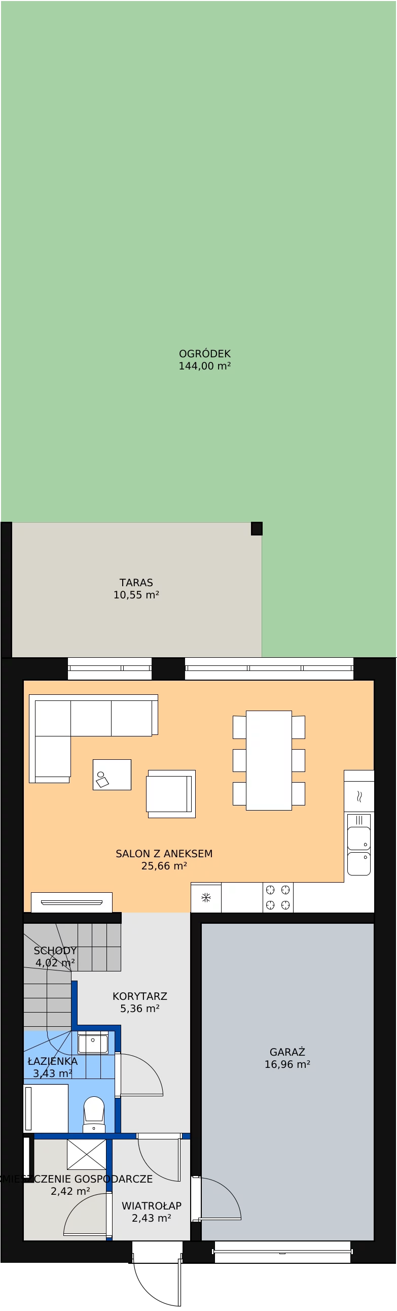 Zalety domu 113.2 m², 11.2