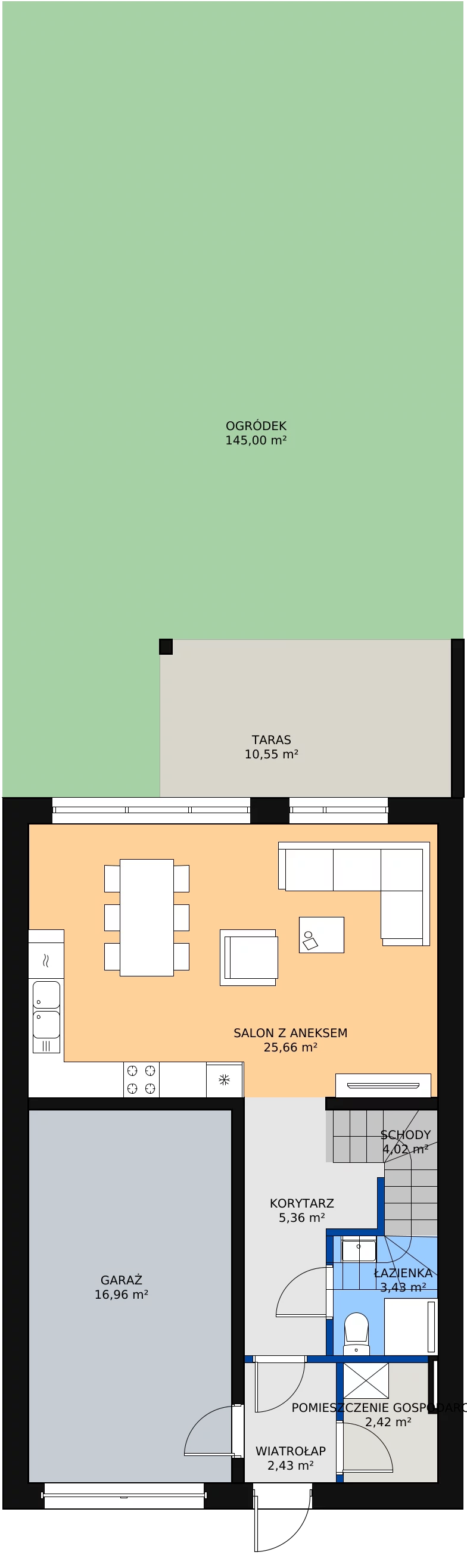 Zalety domu 113.2 m², 12.2