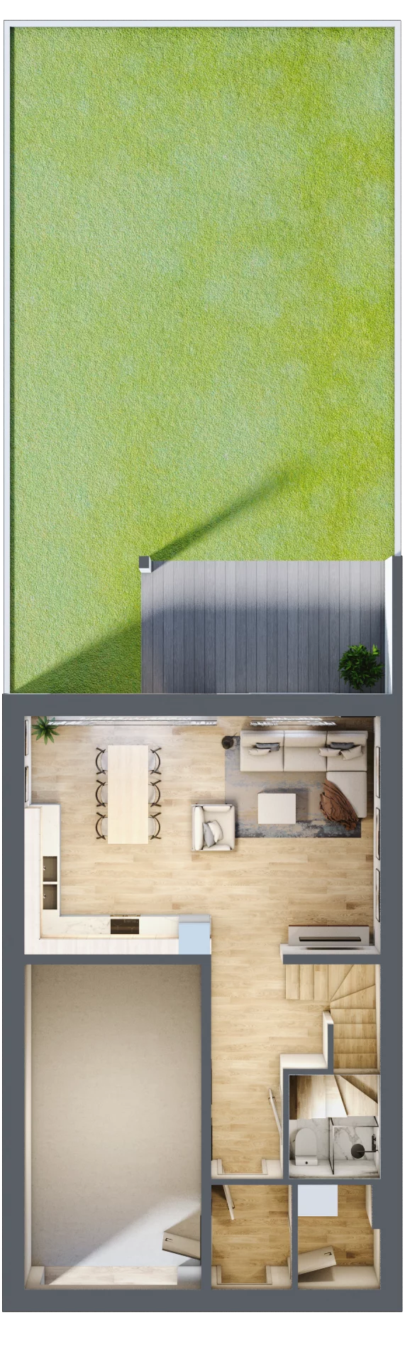 Dom 113,20 m², oferta nr 12.2, Dzielnica Hrabska - etap III, Falenty Nowe, ul. Droga Hrabska 4G