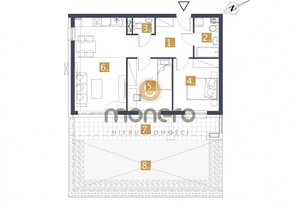 Mieszkanie 57,38 m², parter, oferta nr , 158/13049/OMS, Radom, Równa