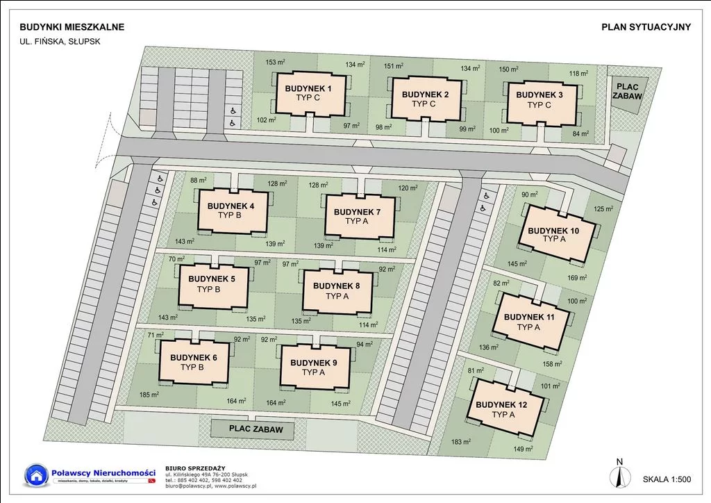 2 pokoje, mieszkanie 45,77 m², parter, oferta nr , 12266-POL, Słupsk, Ryczewo, Fińska