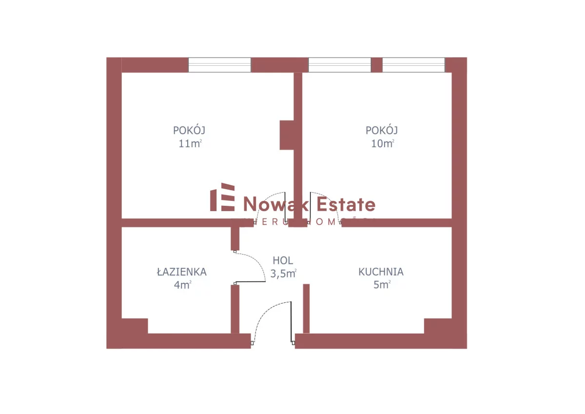 2 pokoje, mieszkanie 33,85 m², piętro 1, oferta nr , NEO424966, Kraków, Dębniki, Kobierzyńska