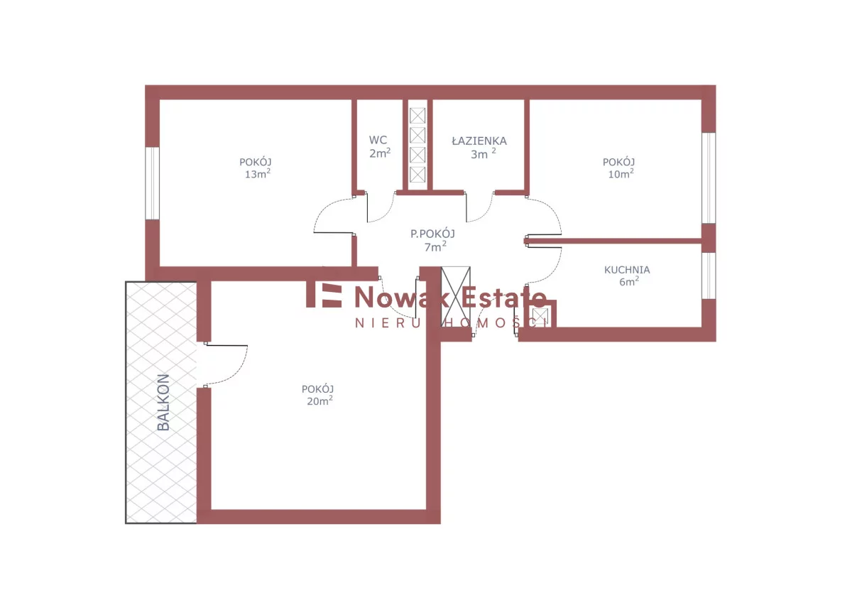 3 pokoje, mieszkanie 60,80 m², piętro 3, oferta nr , NEO783341, Kraków, Podgórze Duchackie, Kurdwanów, Jakuba Bojki