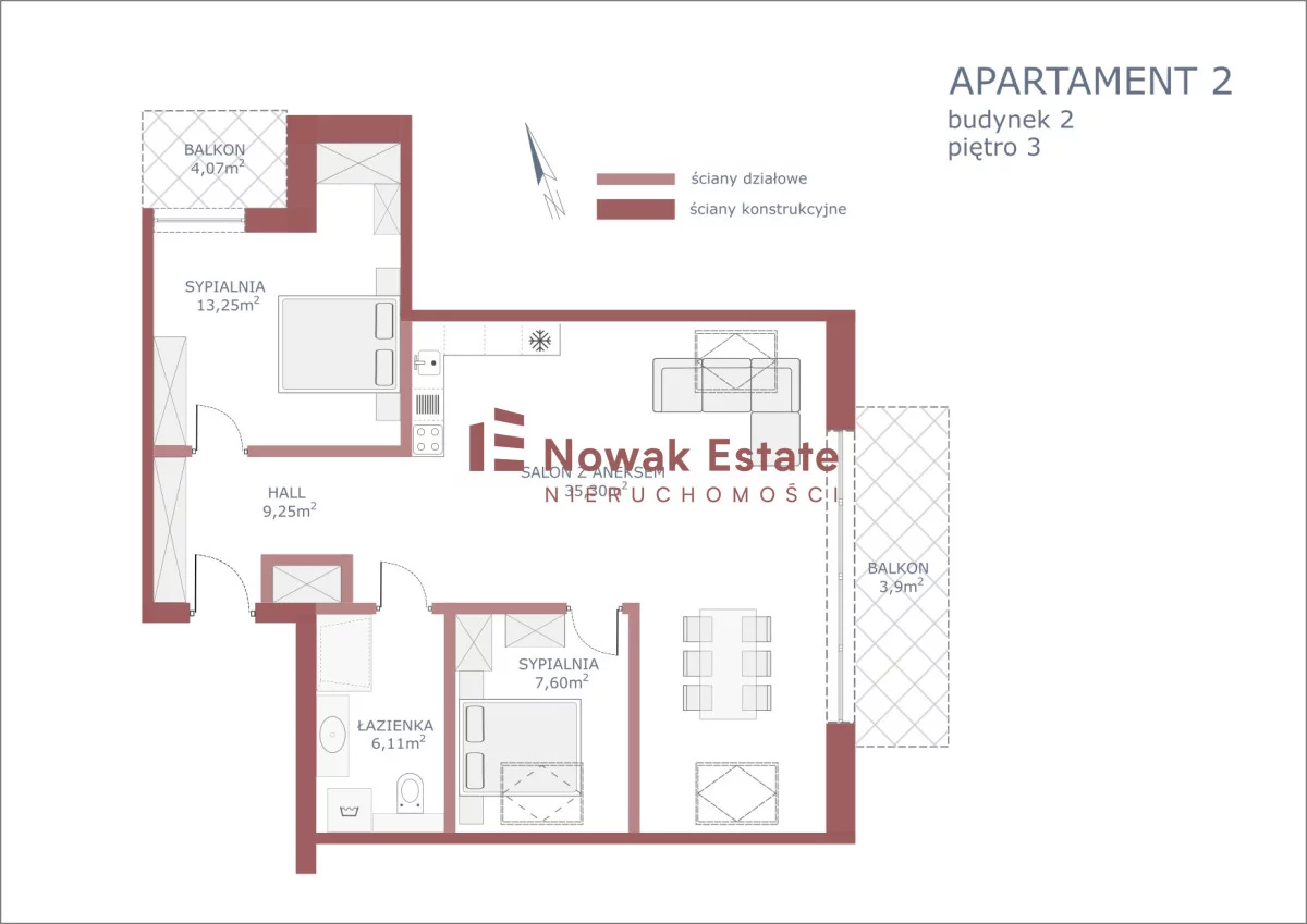 3 pokoje, mieszkanie 71,51 m², piętro 3, oferta nr , NEO672228, Bańska Niżna, Papieska