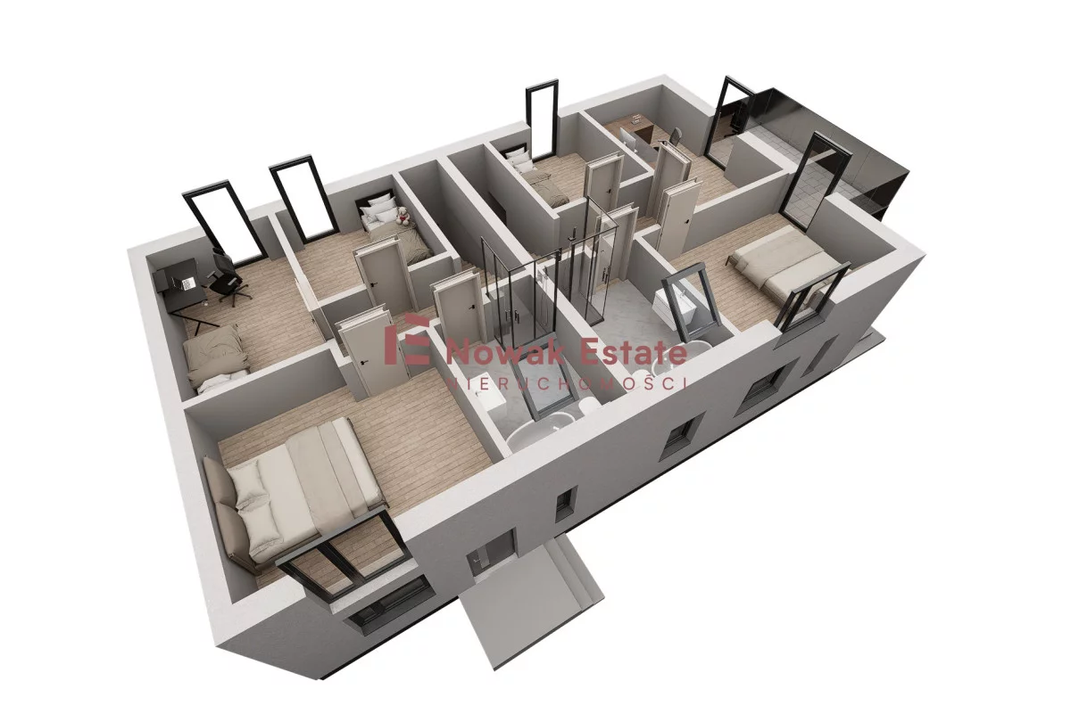 4 pokoje, mieszkanie 82,56 m², piętro 1, oferta nr , NEO462552, Kraków, Podgórze, Bukowa