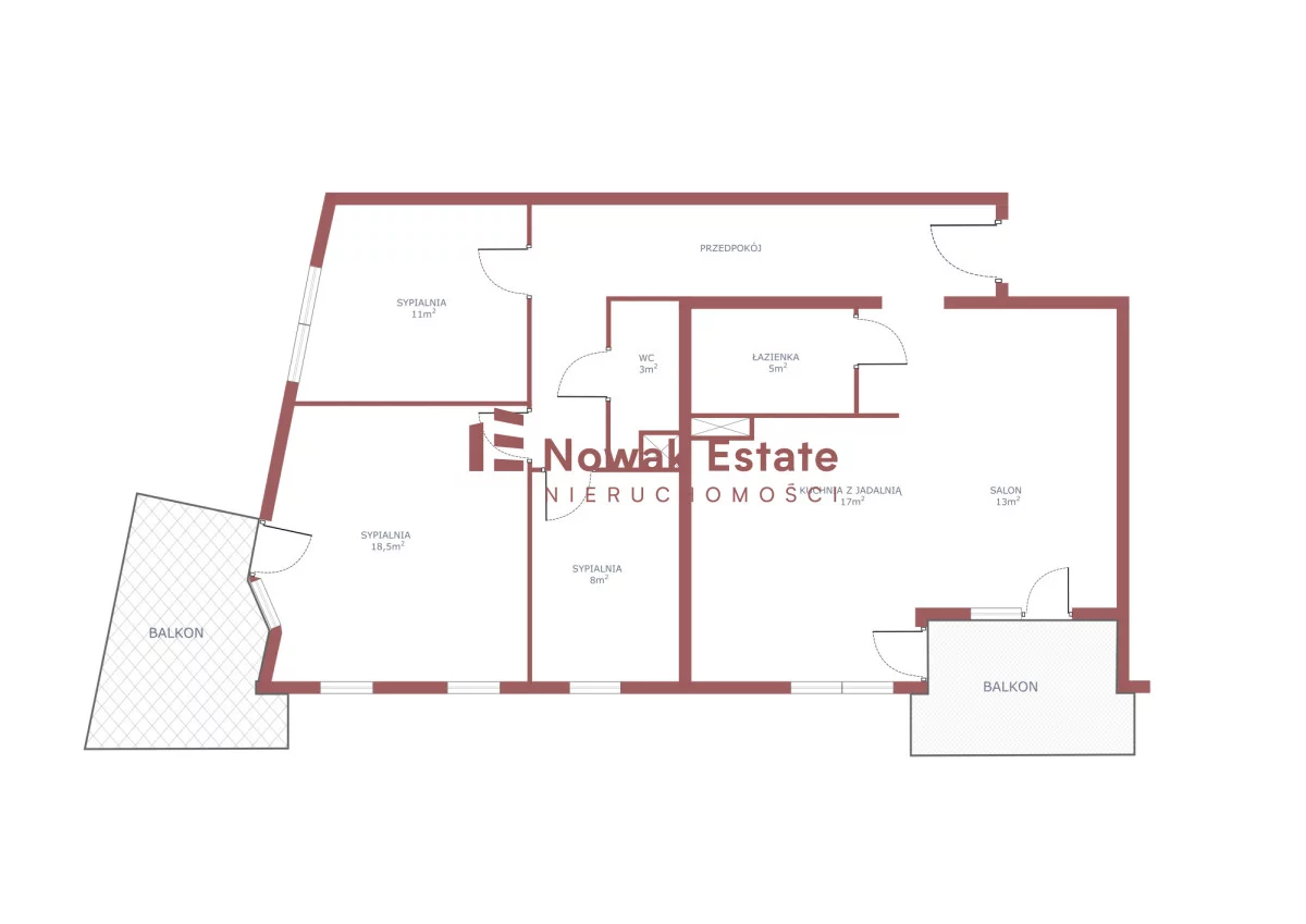 4 pokoje, mieszkanie 92,43 m², piętro 5, oferta nr , NEO255878, Kraków, Łagiewniki-Borek Fałęcki, Borek Fałęcki, Krokusowa