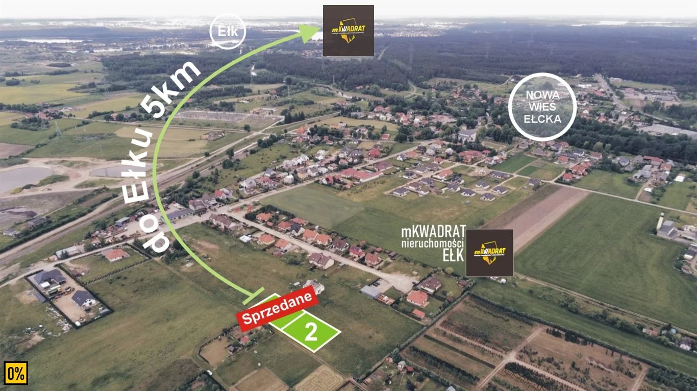 Działka 1 080,00 m², oferta nr , MKW-GS-1214, Nowa Wieś Ełcka