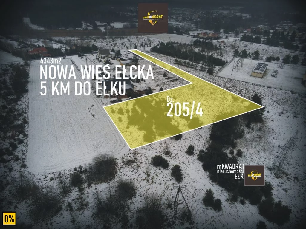 Działka 4 343,00 m², oferta nr , MKW-GS-290, Nowa Wieś Ełcka