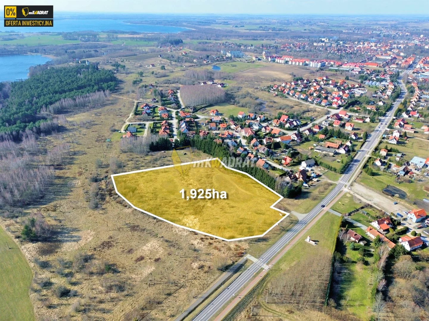 Działka 19 250,00 m², Węgorzewo, Sprzedaż