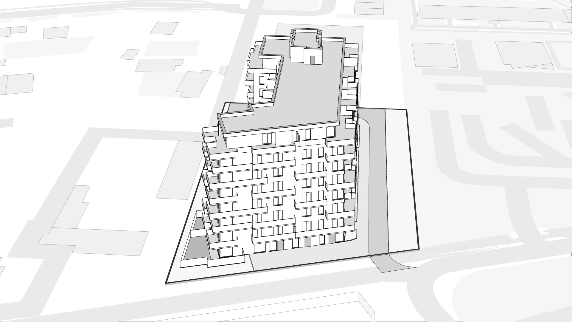 Wirtualna makieta 3D mieszkania 42.08 m², 126