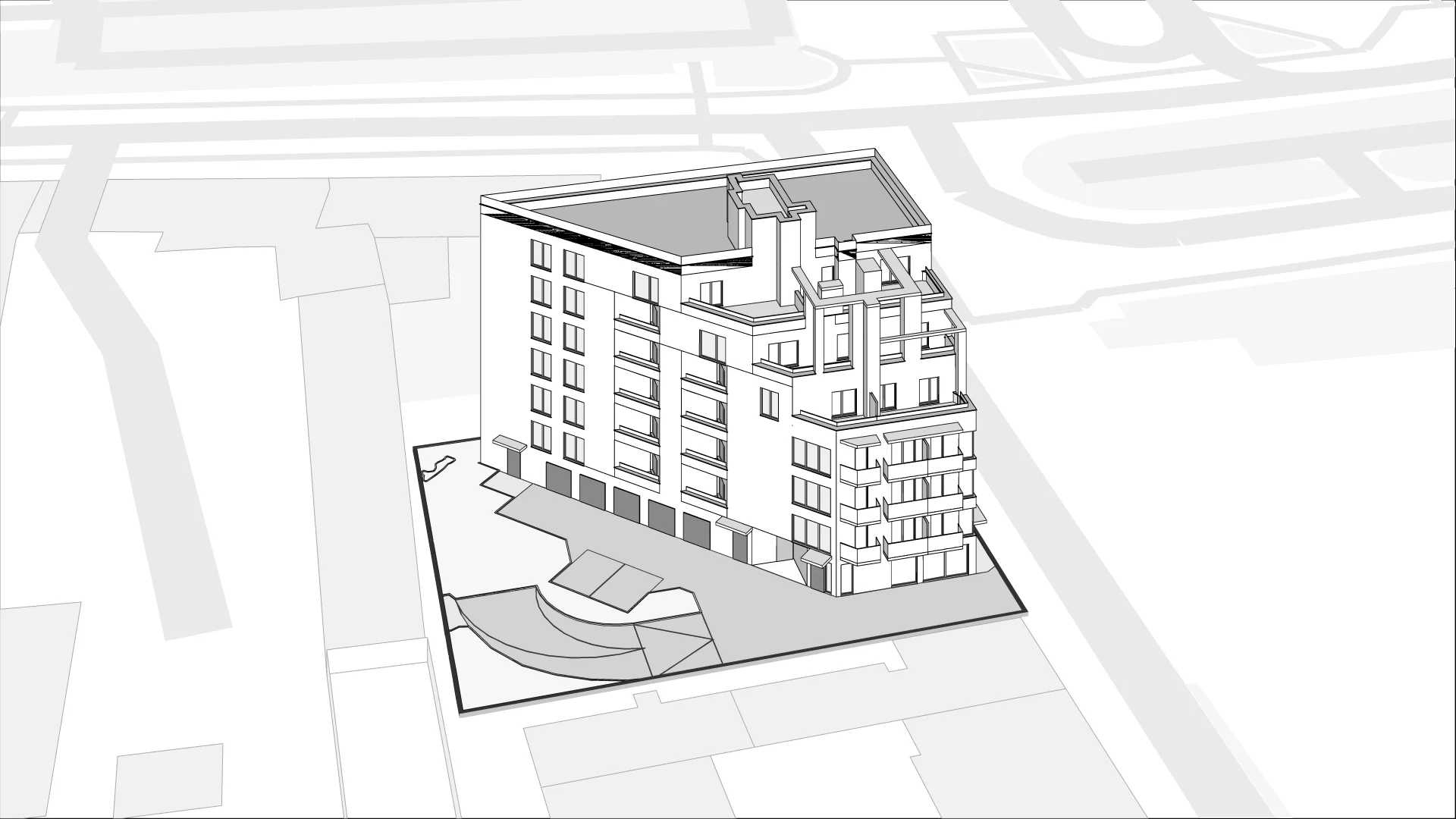 Wirtualna makieta 3D mieszkania 56.01 m², M18