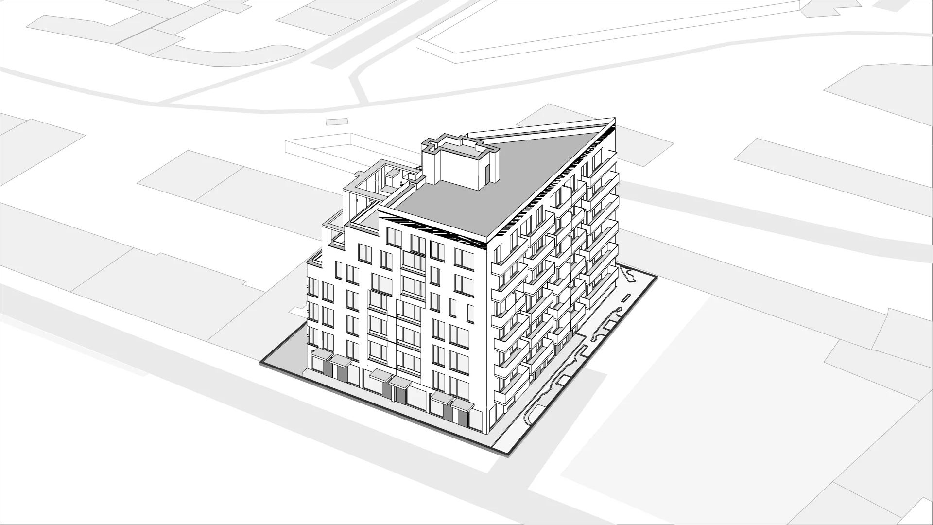 Wirtualna makieta 3D mieszkania 51.33 m², M29