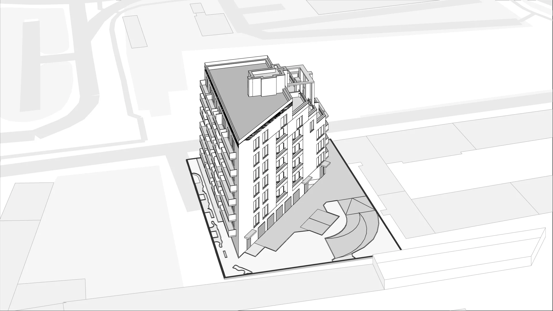 Wirtualna makieta 3D mieszkania 52.75 m², M6