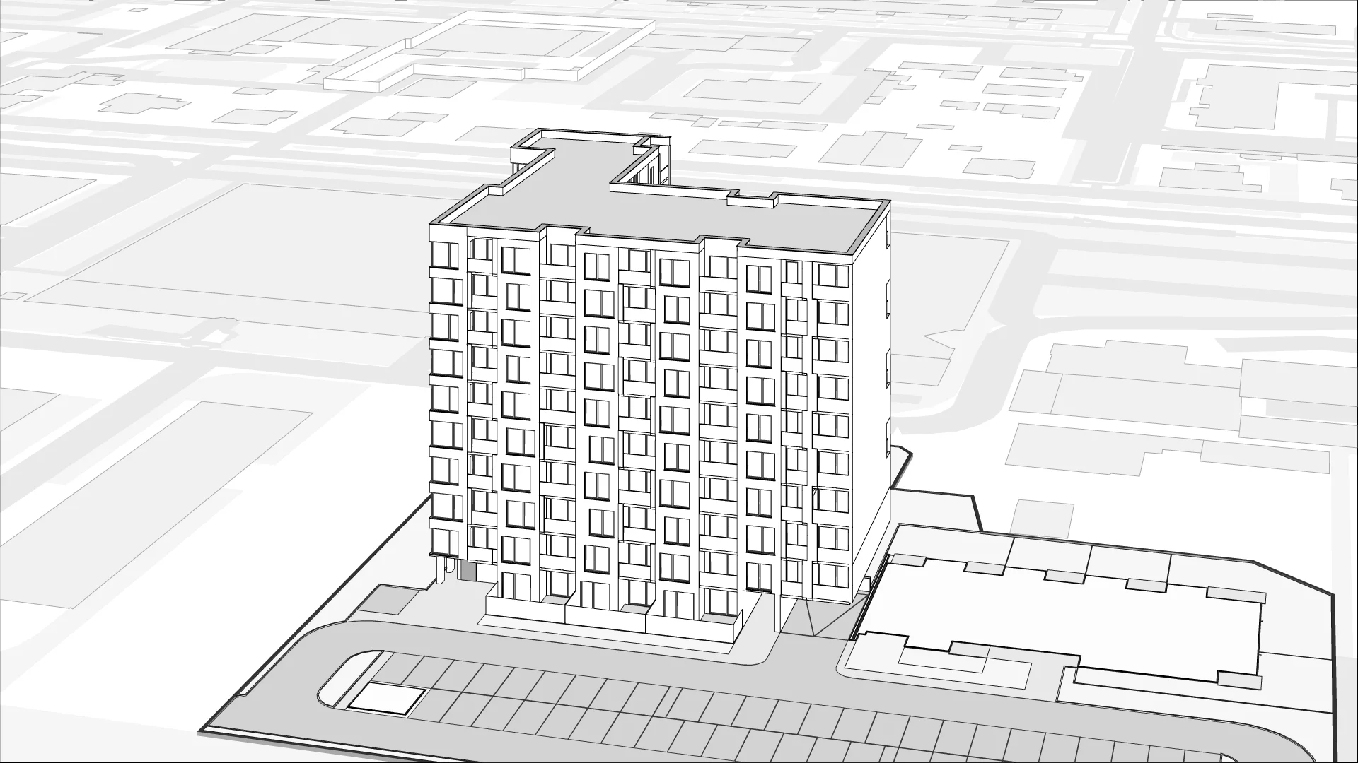 Wirtualna makieta 3D mieszkania 48.79 m², E99