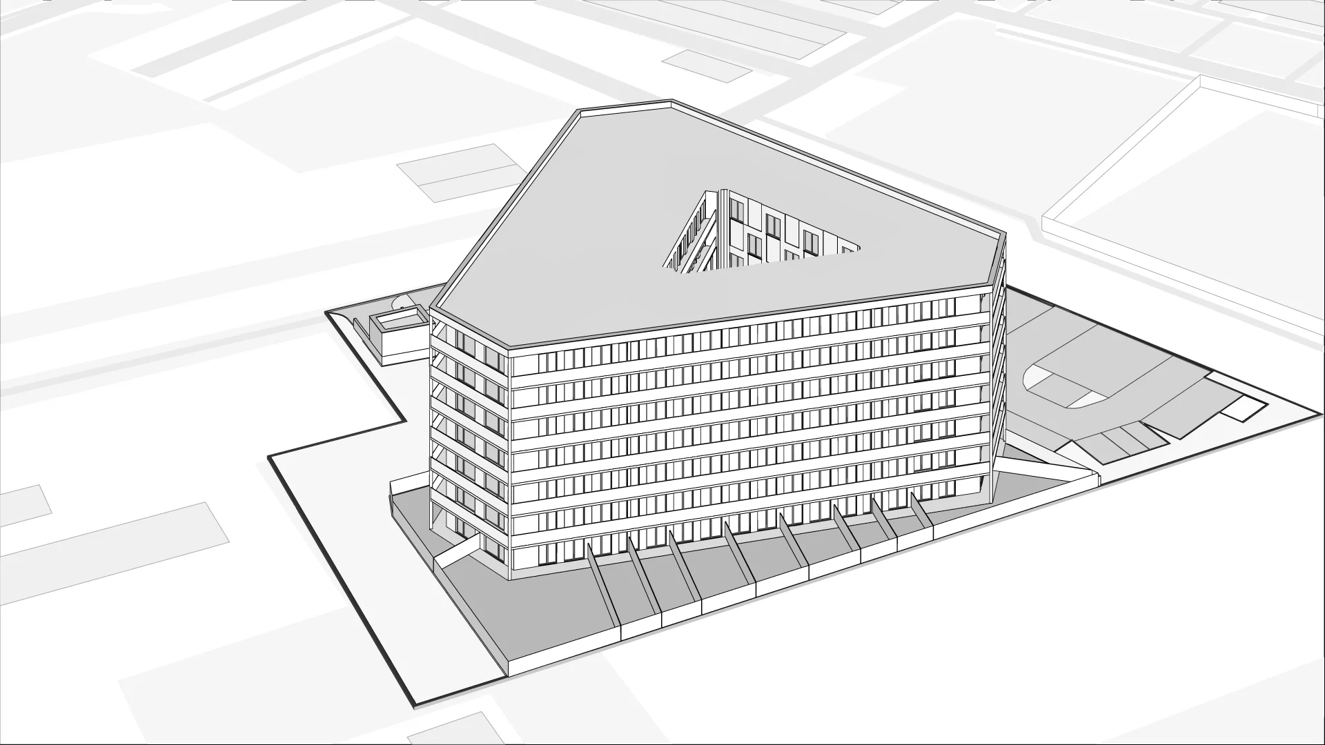 Wirtualna makieta 3D mieszkania 44.07 m², M148
