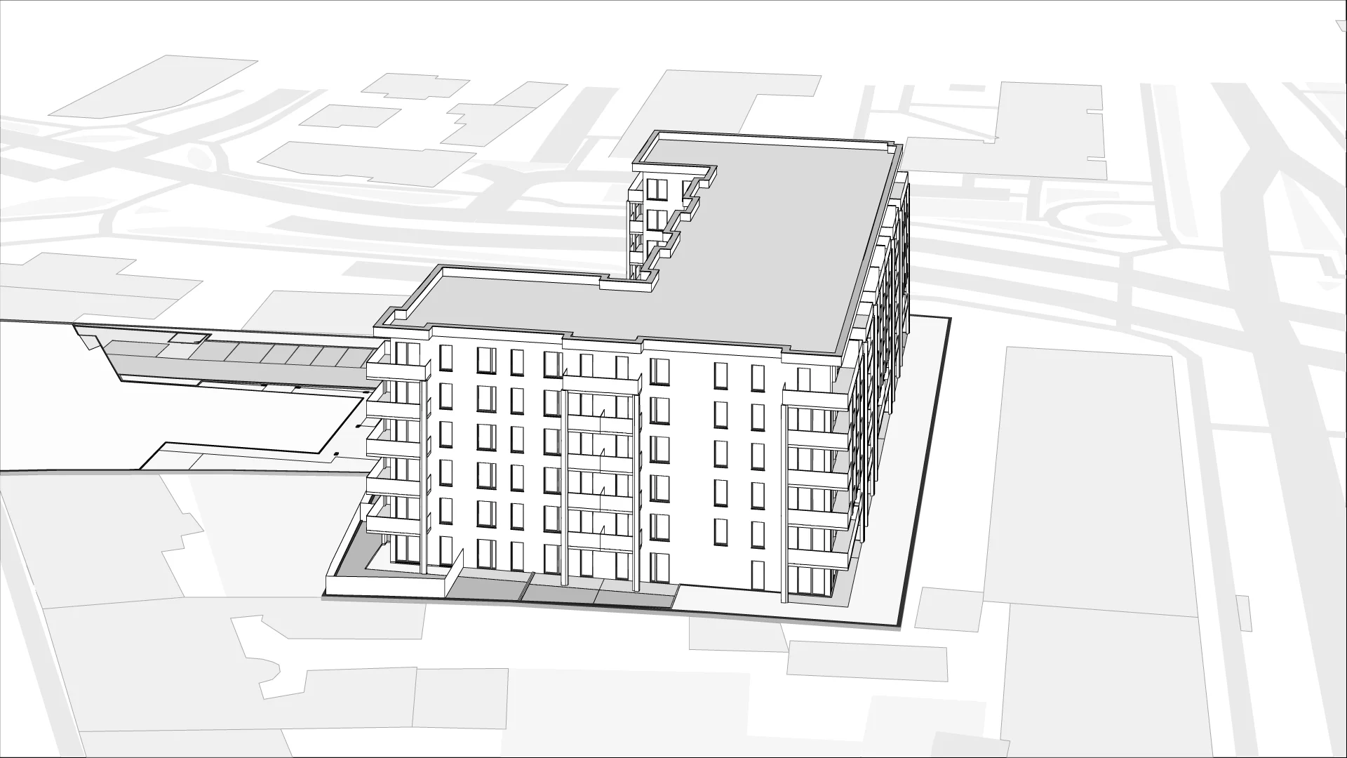 Wirtualna makieta 3D mieszkania 33.47 m², Budynek 1 Mieszkanie 87