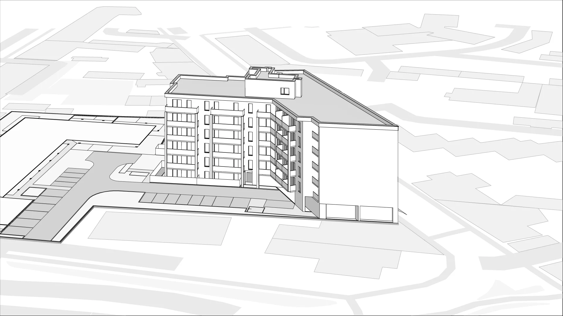 Wirtualna makieta 3D mieszkania 30.15 m², Budynek 2 Mieszkanie 30